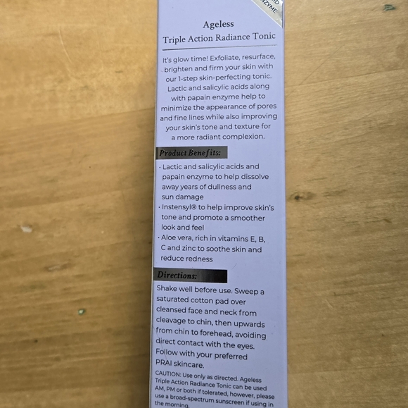 NEW ❤️ PRAI Beauty 'Ageless Triple Action Radiance Tonic. 160 ml - Picture 6 of 6
